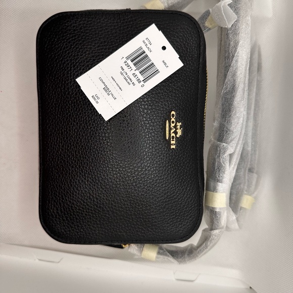COACH NWT Mini Camera Bag in Refined Pebble Leather - Picture 7 of 9